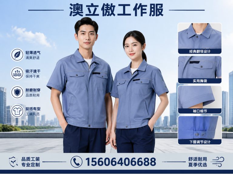 济南工装短袖展示图